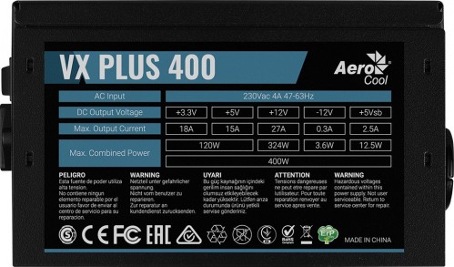 Aerocool VX Plus Stealth 400W