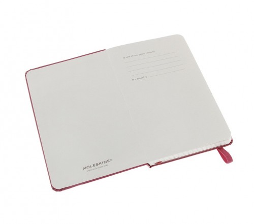 Moleskine Squared Notebook Pocket Pink