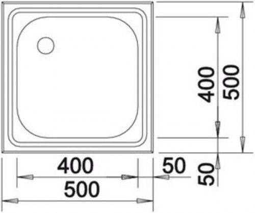 Blanco Top EE 5x5-4,3