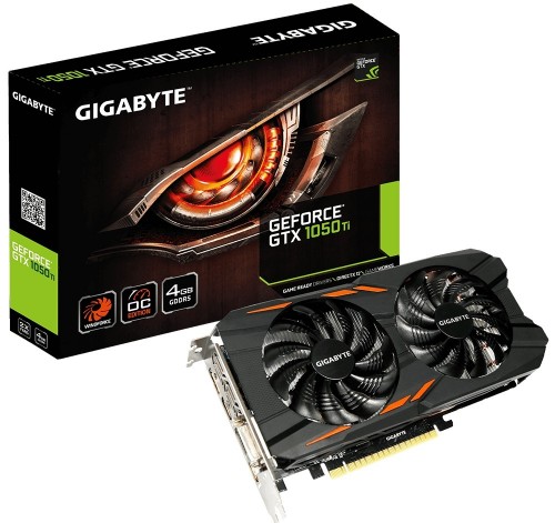 Gigabyte GeForce GTX 1050 Ti GV-N105TWF2OC-4GD