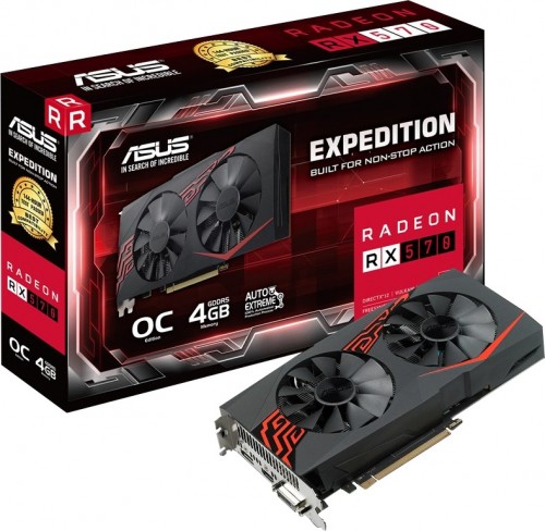 Asus Radeon RX 570 EX-RX570-O4G