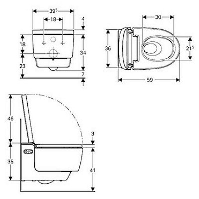 Geberit AquaClean Mera Classic 146204211