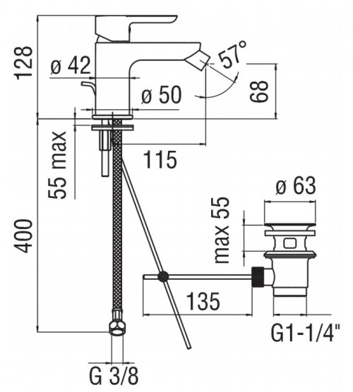 Nobili Rubinetterie ABC AB87119-1CR