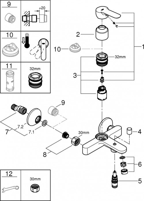 Grohe BauEdge 23605