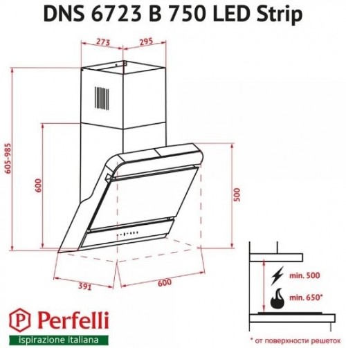 Perfelli DNS 6723 B 1100 BL LED Strip