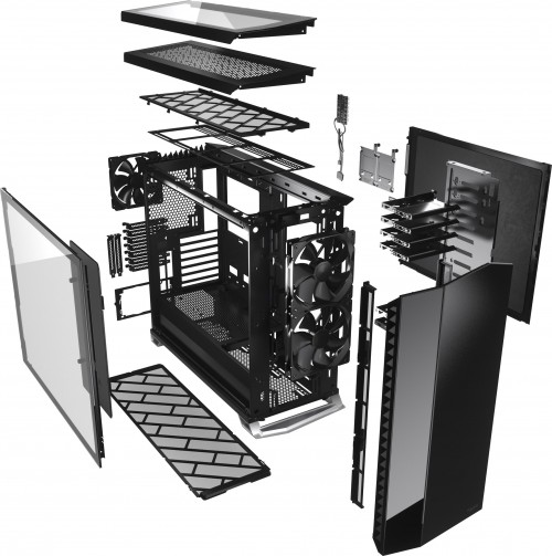 Fractal Design VECTOR RS Tempered Glass черный