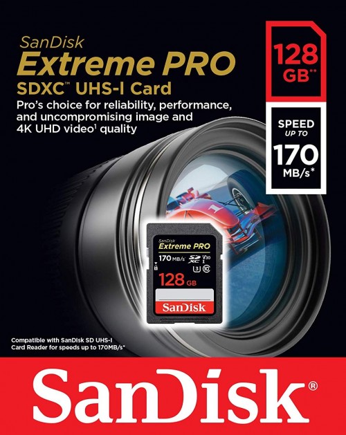 SanDisk Extreme Pro V30 SDXC UHS-I U3