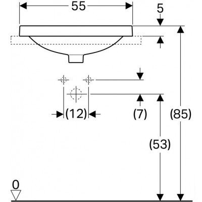 Geberit VariForm 55 500717012