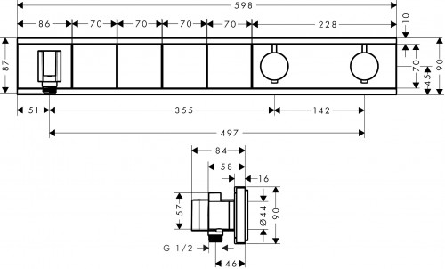Hansgrohe RainSelect 15357