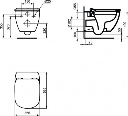 Ideal Standard Tesi T3503