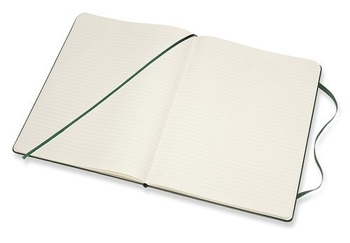 Moleskine Ruled Notebook Extra Large Green