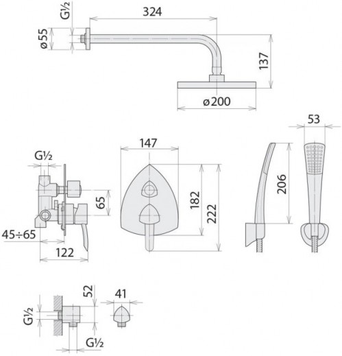 Welle Matin 9R1483B-KA24X60D-8D-A