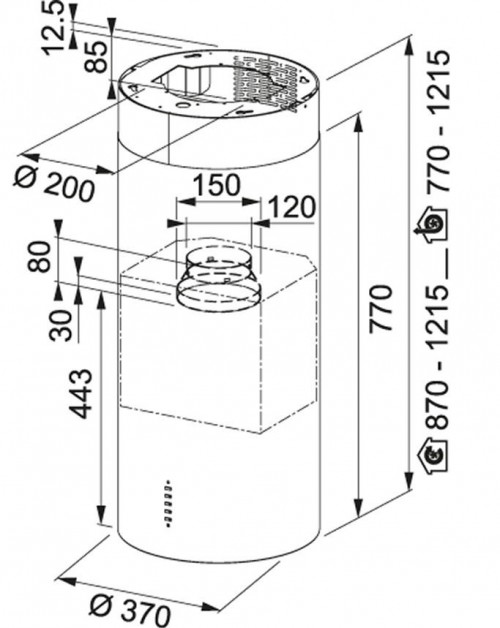 Franke FTU PLUS 3707 I BK