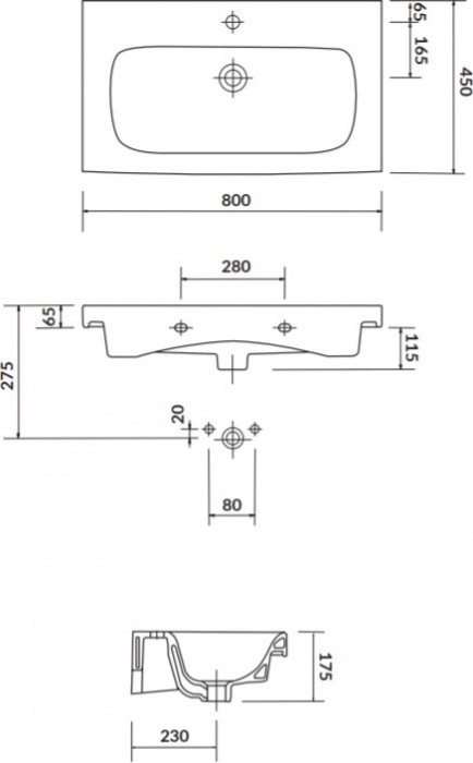 Cersanit Moduo 80 stand