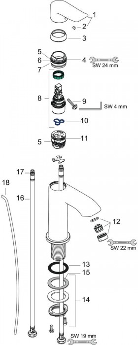 Hansgrohe Metris 31088000