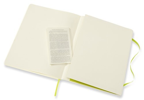 Moleskine Ruled Soft Notebook Large lime