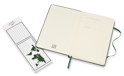 Moleskine Plain Notebook Pocket Green