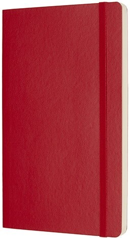 Moleskine Squared Notebook Large Soft Red