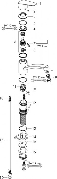 Hansgrohe Logis M31 71837000