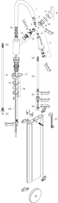 Hansgrohe Talis M52 73863000