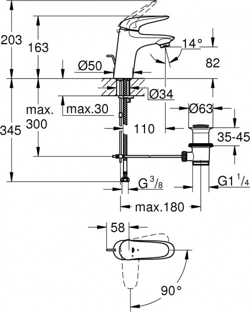 Grohe Wave 23581001