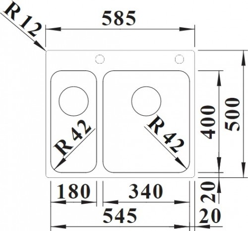 Blanco Solis 340/180-IF/A R 526132