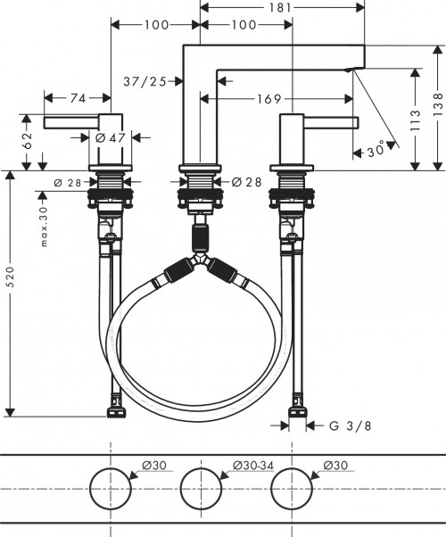 Hansgrohe Finoris 76033000