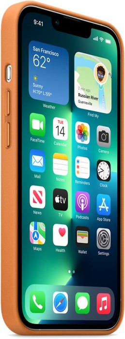 Apple Leather Case with MagSafe for iPhone 13 Pro Max