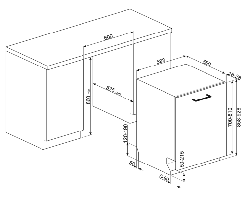 Smeg STL323BQLH