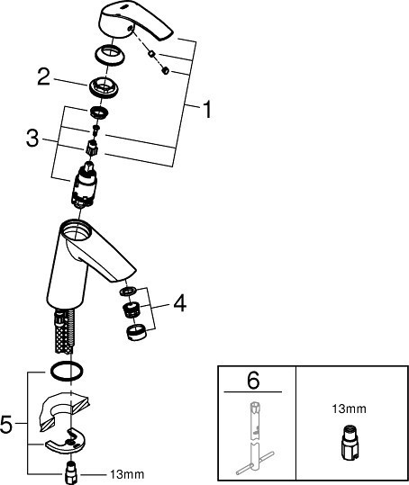 Grohe Eurosmart 123246R