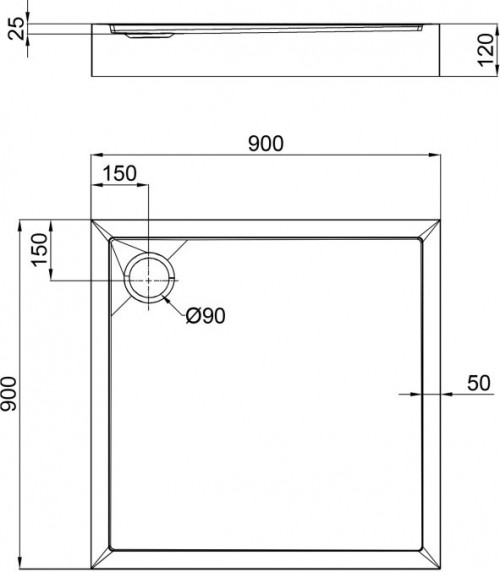 Q-tap Tern 309912W 90x90