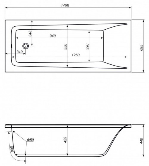 SWAN Nino 150x70 D.09.150.70