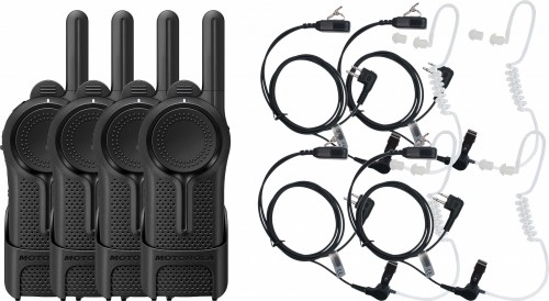 Motorola CLR446 Staff Quad Pack