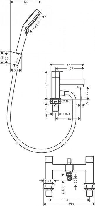 Hansgrohe Vernis Shape 71462000