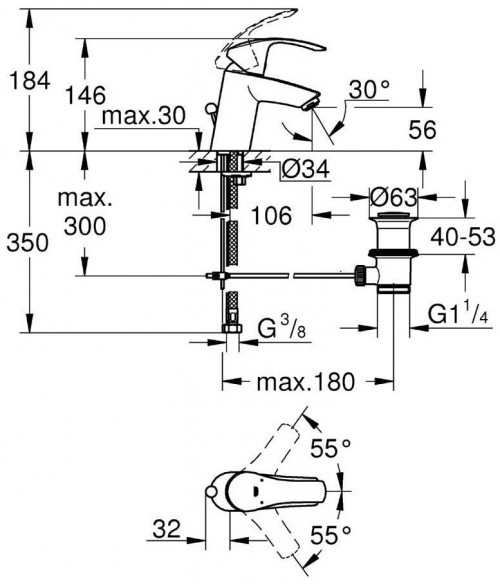 Grohe Eurosmart 123244S