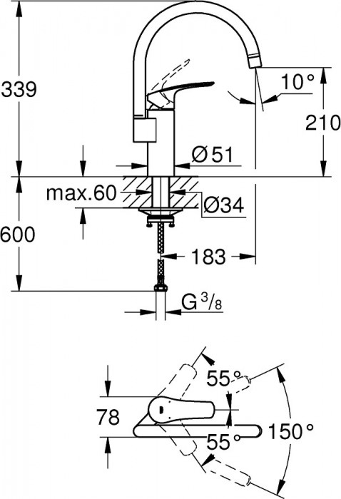 Grohe Via 33222000