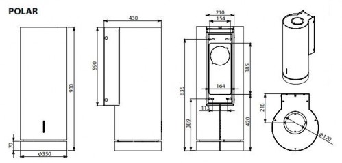 Falmec Polar Copper 35/800