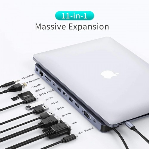 Choetech 11-In-1 USB-C MacBook Pro Docking Station