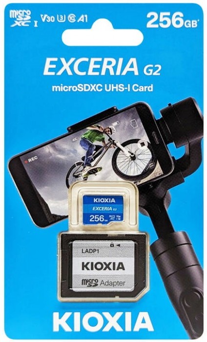 KIOXIA Exceria G2 microSDXC with Adapter 256Gb