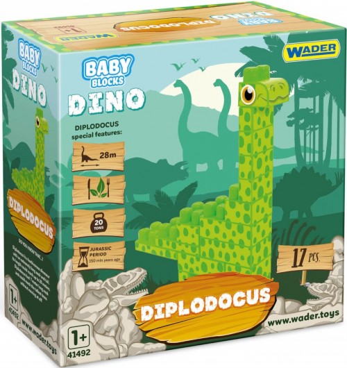 Wader Baby Blocks Dino 41493