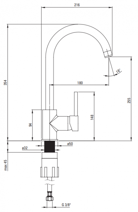 Deante Corio ZRCA2113