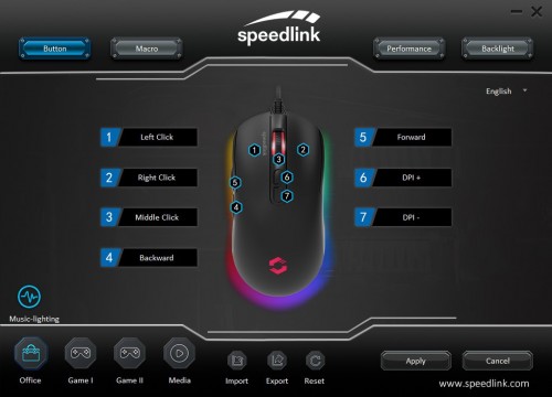 Speed-Link TAUROX Gaming Mouse