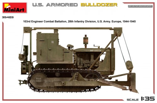 MiniArt U.S. Armored Bulldozer (1:35)