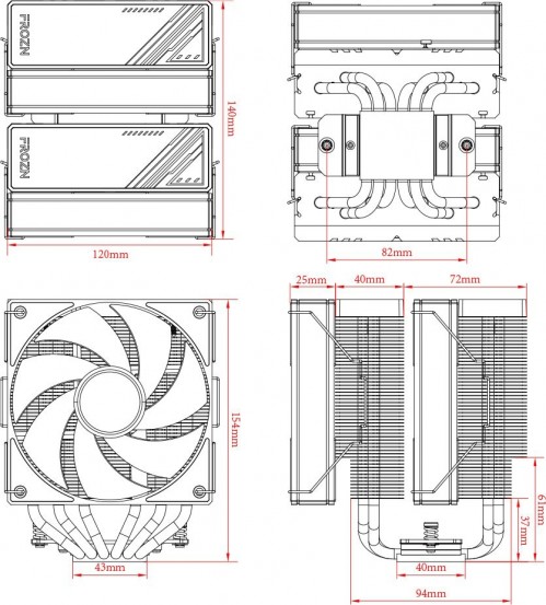 ID-COOLING Frozn A620 Black