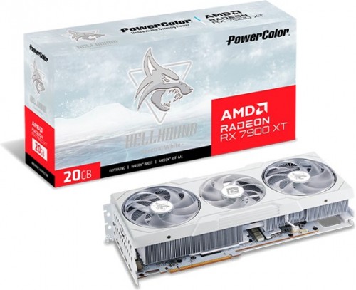 PowerColor Radeon RX 7900 XT Hellhound Spectral White