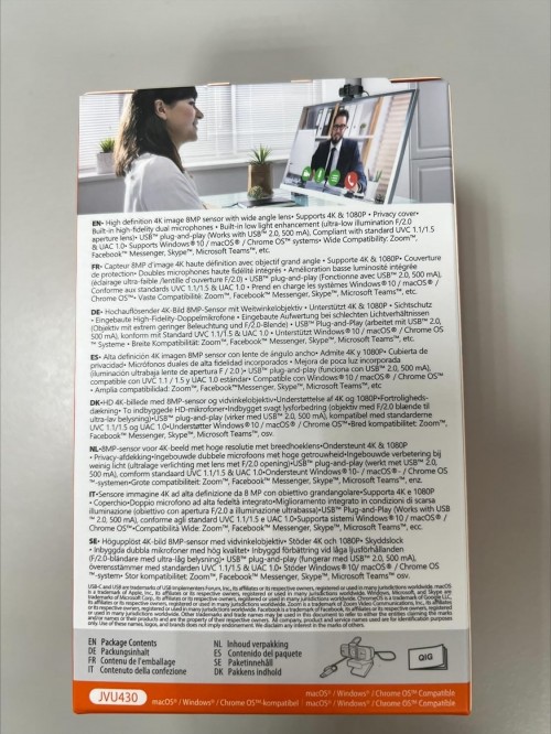 j5create USB 4K ULTRA HD Webcam