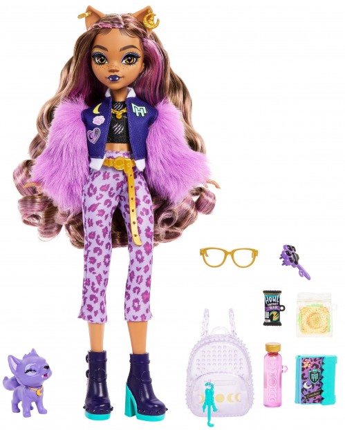 Mattel Clawdeen Wolf and Crescent HRP65