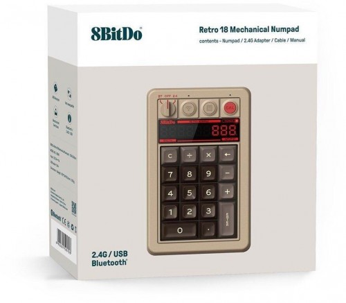8BitDo Retro 18 Mechanical Numpad