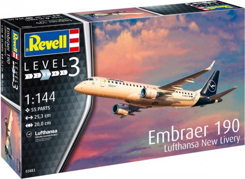 Revell Embraer 190 Lufthansa New Livery (1:144)