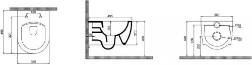 Quarter Bath Deep 70DE03049.00.1.3.01